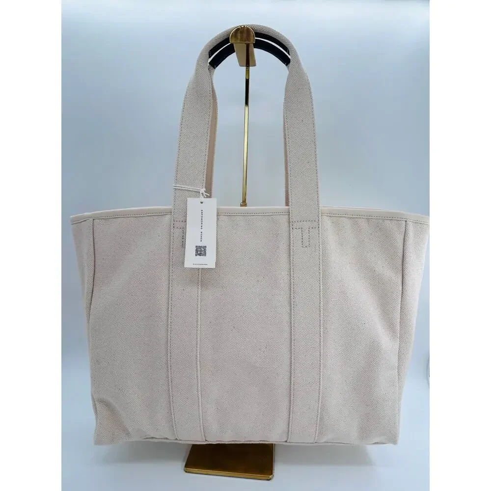 NWT Tory Burch Ivory Large Canvas‎ Tote #156475